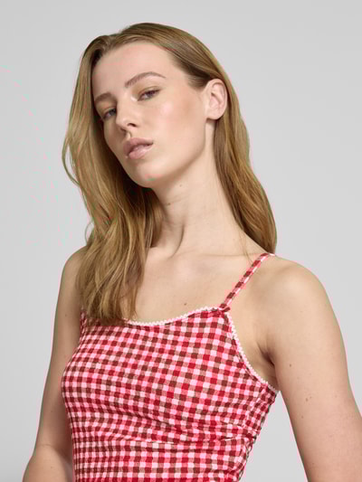 Noisy May Top mit Zierschleifen Modell 'STELLA' Rot 3