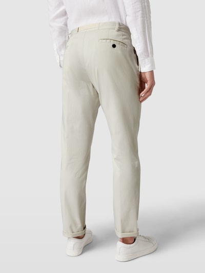 JOOP! Collection Slim fit broek met riem, model 'Harroween' Offwhite - 5