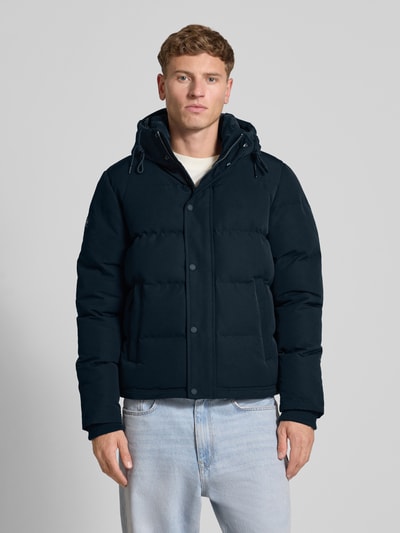 Superdry Steppjacke mit Eingrifftaschen Modell 'Everest' Dunkelblau 4