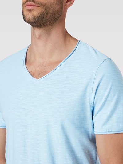 MCNEAL T-Shirt in melierter Optik Bleu 3