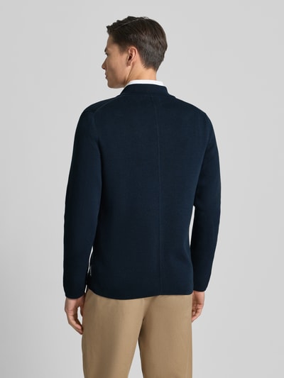 Marc O'Polo Kurtka z dzianiny o kroju regular fit z czystej bawełny Granatowy 3