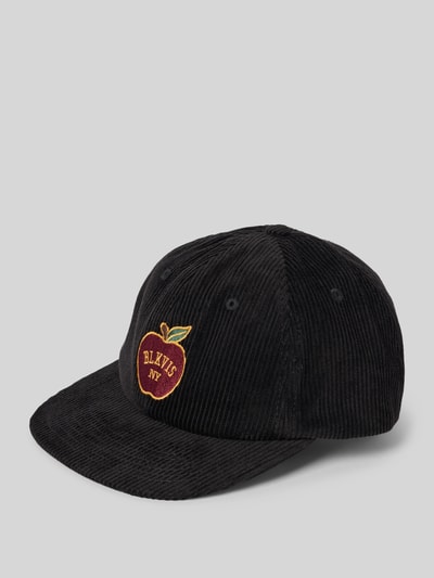 BLKVIS Cap mit Label-Stitching Black 1