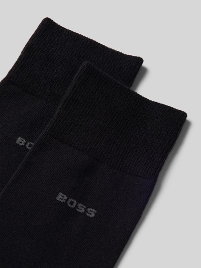 BOSS Socken mit Label-Print im 2er-Pack Black 2