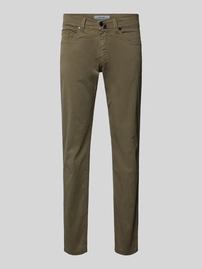 Pierre Cardin Tapered Fit Chino im 5-Pocket-Design Modell 'Lyon' Gruen 2