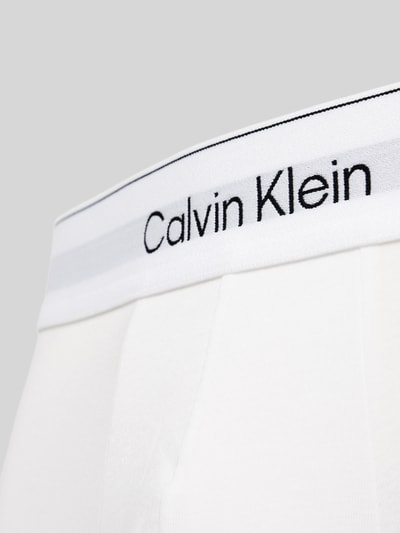 Calvin Klein Underwear Boxershorts mit elastischem Label-Bund im 3er-Pack Weiss 2