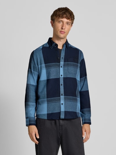 Blend Regular Fit Freizeithemd mit Button-Down-Kragen Modell 'Dac' Dunkelblau 4