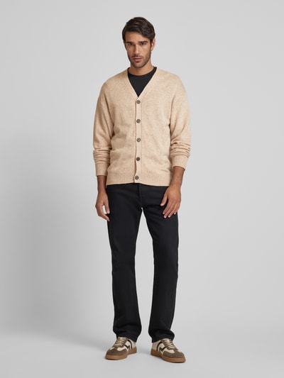 Jack & Jones Premium Cardigan mit V-Ausschnitt Offwhite 1