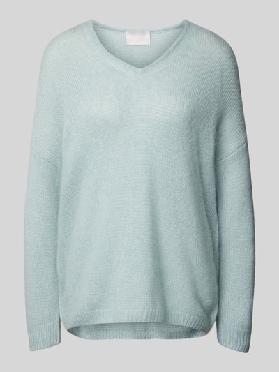 Vero Moda Kaschmirpullover mit V-Ausschnitt Eisblau 2