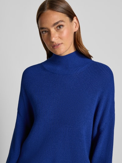 MSCH Copenhagen Gebreide pullover van viscosemix, model 'Magnea Rachelle' Koningsblauw - 3
