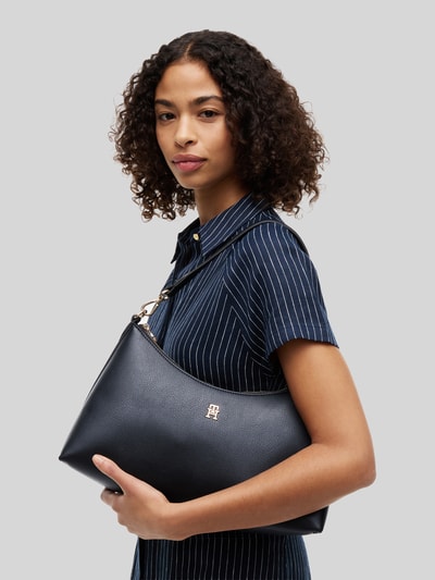 Tommy Hilfiger Henkeltasche in Leder-Optik Modell 'TH ICON SHOULDER BAG' Black 1