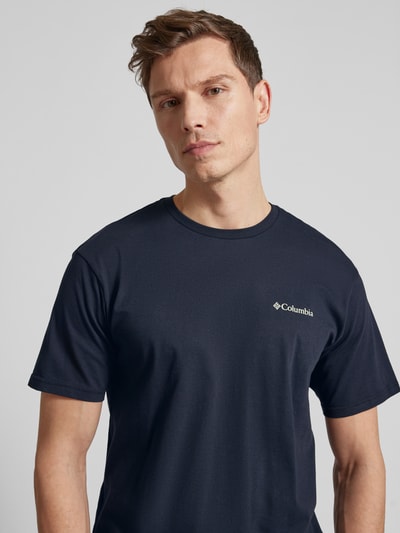 COLUMBIA T-Shirt mit Label-Stitching Black 3