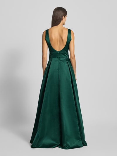 TROYDEN COLLECTION Abendkleid mit Rundhalsausschnitt Dunkelgruen 5