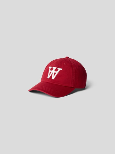 WOOD WOOD Cap mit Logo-Motiv Rot 2