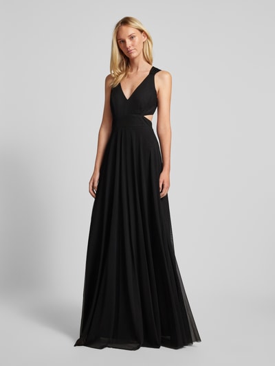 TROYDEN COLLECTION Abendkleid mit gelegten Falten Black 1