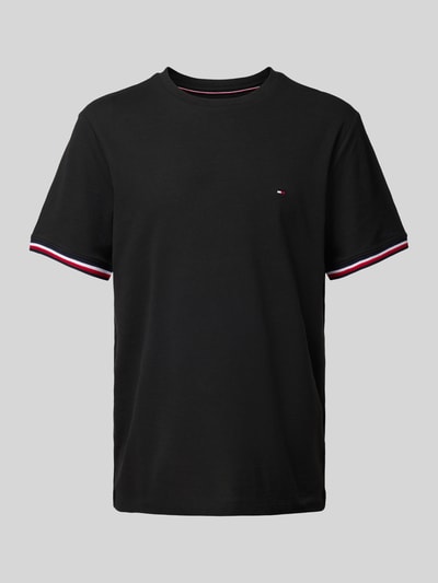 Tommy Hilfiger T-Shirt mit Label-Stitching Black 2