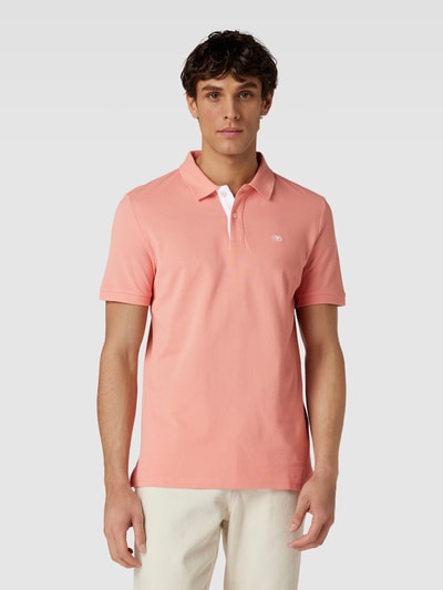 Tom Tailor Regular Fit Poloshirt mit Logo-Stitching Altrosa 4