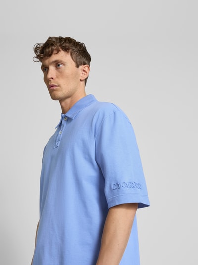 Marni Relaxed Fit Poloshirt aus Baumwolle Blau 3