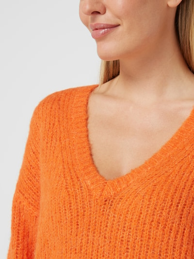 Neo Noir Pullover met alpaca, model 'Cofo' Oranje - 3