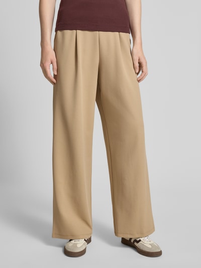 Tom Tailor Denim Regular Fit Bundfaltenhose mit elastischem Bund Beige 4