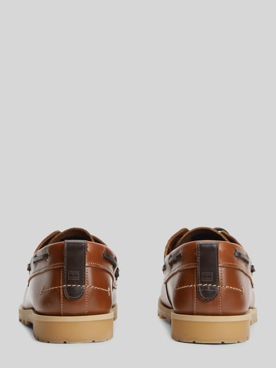 Tommy Hilfiger Schnürschuhe aus echtem Leder Mittelbraun 5