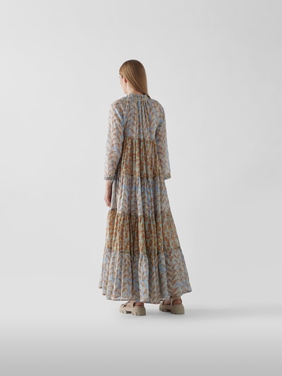 Yvonne S Maxikleid im Boho-Stil Hellblau 5