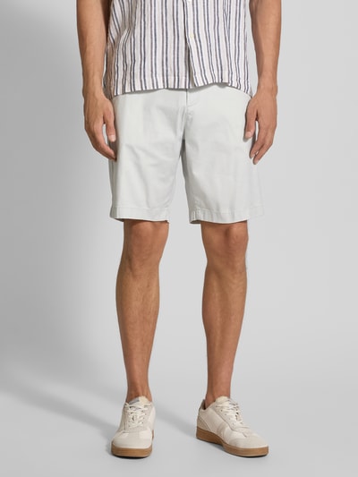 Tom Tailor Denim Regular fit korte chino van puur katoen Lichtgrijs - 4