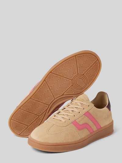 Gant Sneakers met labeldetail, model 'Cuzima' Beige - 4