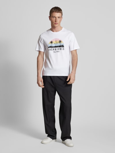 Jack & Jones T-shirt met ronde hals Zwart - 1