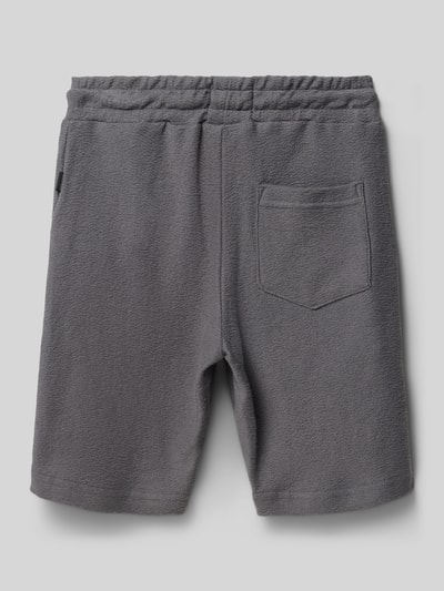 Produktfoto, Shorts mit Eingrifftaschen Modell 'WERNO' von CARS JEANS in Grau, reine Baumwolle, elastischer Bund, strukturierte Oberfläche.