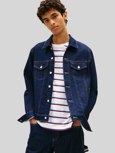 Tommy Jeans Regular Fit Jeansjacke aus Baumwoll-Mix Jeansblau 4