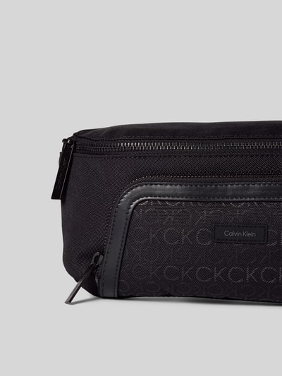 CK Calvin Klein Bauchtasche mit Label-Badge Modell 'CK REMOTE' Black 3