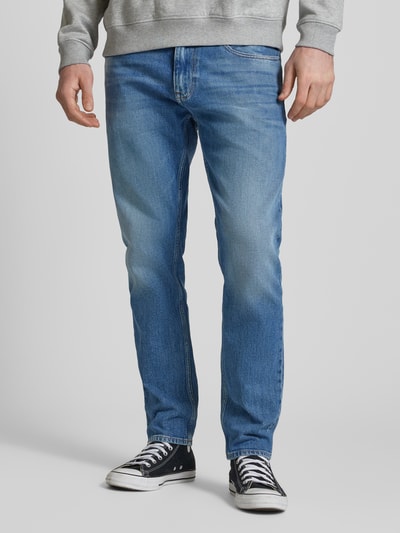 Tommy Jeans Slim Tapered Fit Jeans im 5-Pocket-Design Modell 'AUSTIN' Jeansblau 4