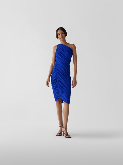 Norma Kamali Minikleid im One-Shoulder-Look Bleu 1