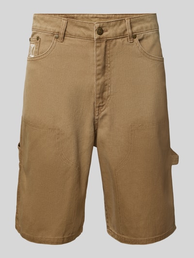 KARL KANI Regular fit korte broek in 5-pocketmodel Camel - 2