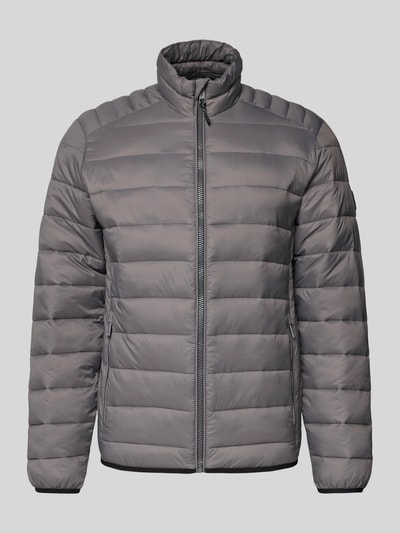 Jack & Jones Steppjacke mit Reißverschluss Modell 'BRADLEY' Mittelgrau 2