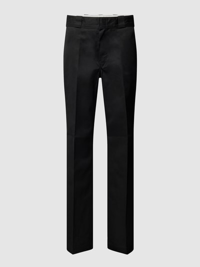 Dickies Regular Fit Stoffhose mit Bügelfalten Modell 'Work' Black 2