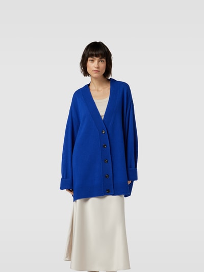 Designers Remix Oversized Cardigan mit V-Ausschnitt Blau 4