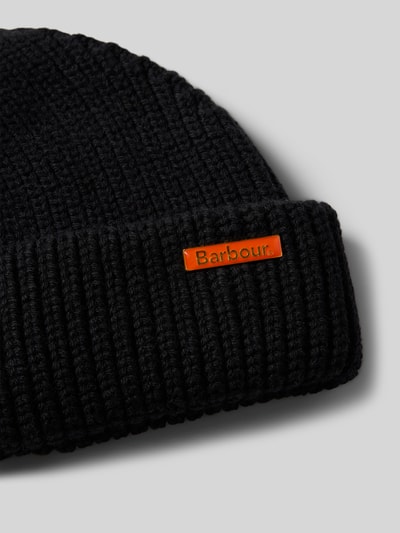 Barbour Beanie mit Woll-Anteil Modell 'MOSELY' Black 2