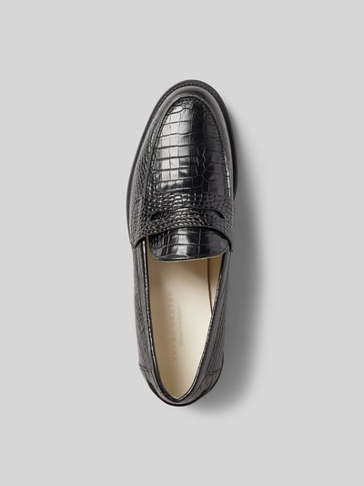 Duke & Dexter Loafer mit strukturierter Sohle Black 4