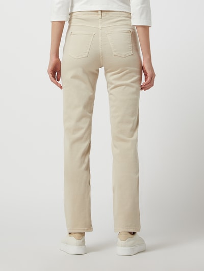 MAC Straight Leg Jeans mit Stretch-Anteil Modell 'Dream' Beige 5