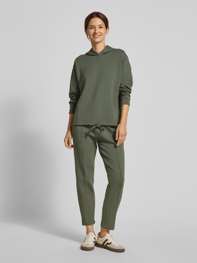 Christian Berg Woman Spodnie dresowe z elastycznym pasem i tunelem Oliwkowy 1