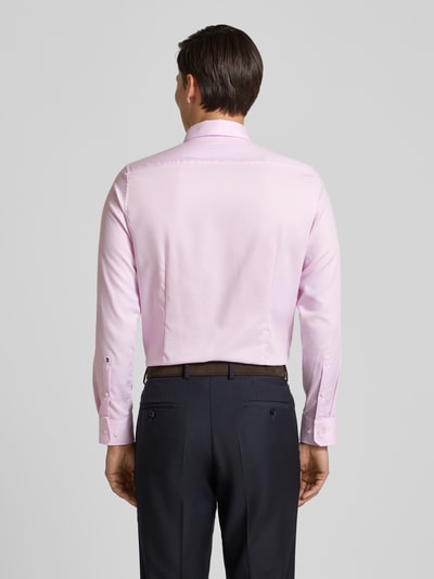 Seidensticker Slim Fit Business-Hemd mit Kentkragen Rose 5