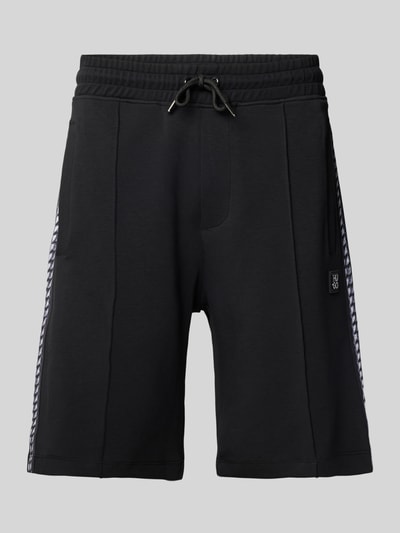 HUGO Shorts mit Label-Patch Modell 'Desort' Black 2