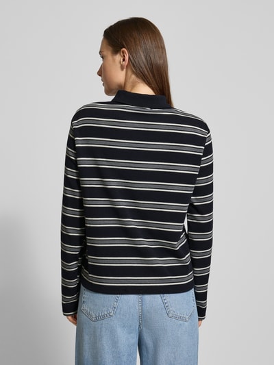 Mango Poloshirt mit Knopfleiste Modell 'AUSTIN' Marine 5