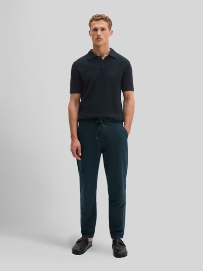 Marc O'Polo Koszulka polo o kroju regular fit z mieszanki bawełny Granatowy 1