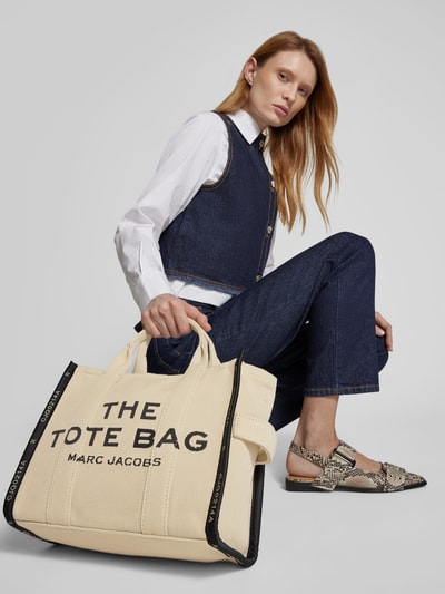 Marc Jacobs Tote Bag mit Label-Print Sand 1