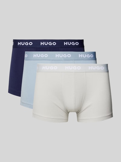 HUGO Trunks mit elastischem Label-Bund im 3er-Pack Blau 1