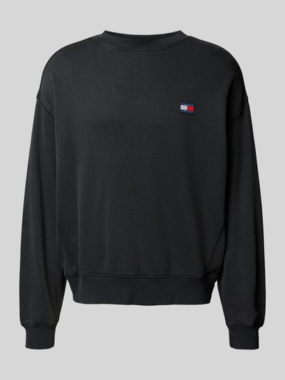 Tommy Jeans Regular fit sweatshirt van puur katoen Zwart - 2
