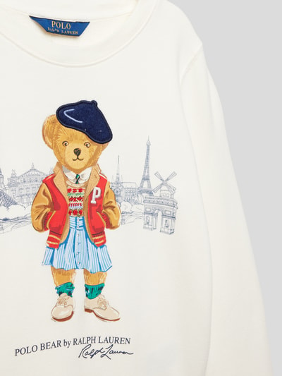 Polo Ralph Lauren Teens Bluza z nadrukiem z motywem Złamany biały 2