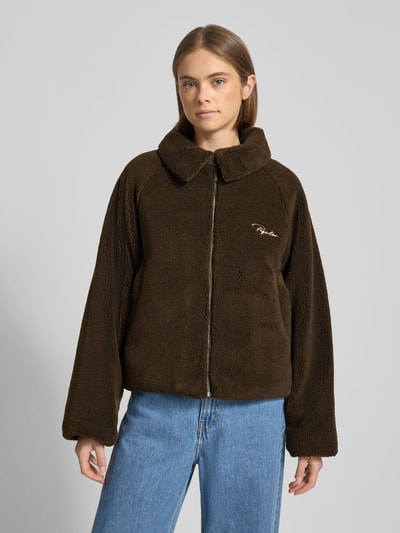 Pegador Jack van teddybont met labelstitching, model 'LAJA' Donkerbruin - 4